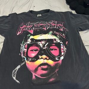 Neff Men's Graphic Tee - Black and Pink